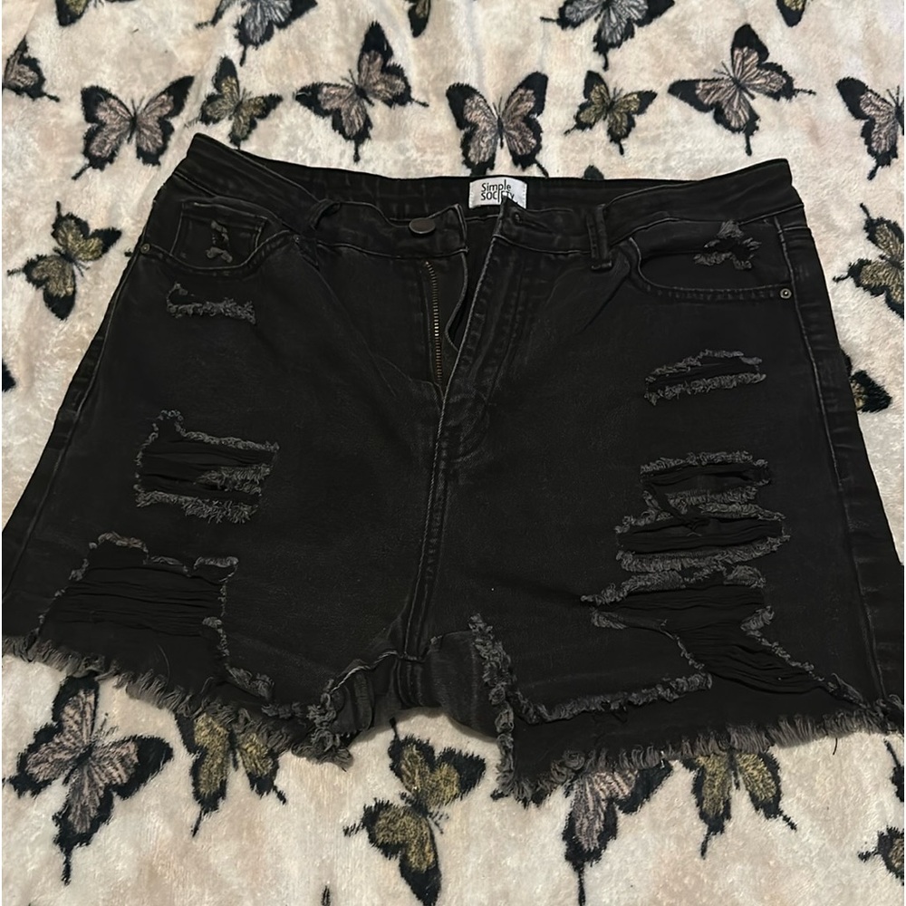 cute black shorts 🩷